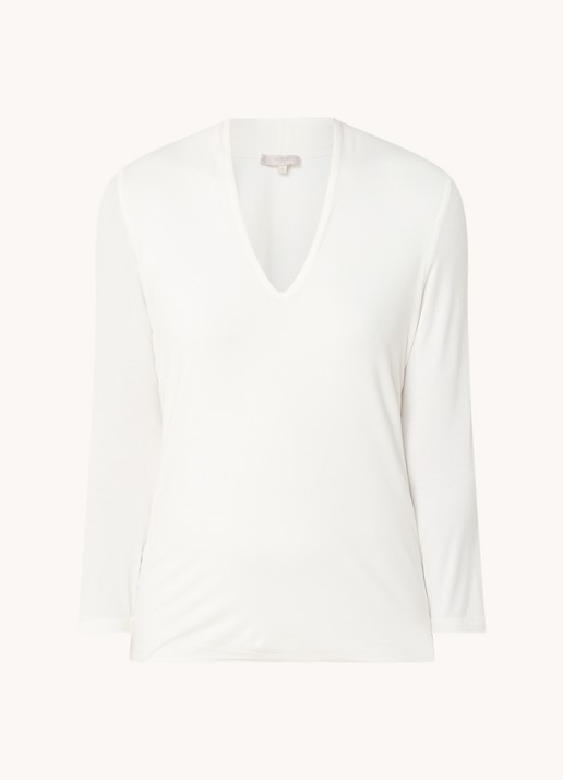 Hobbs AIMEE TOP - voorkant 3 gebroken wit
