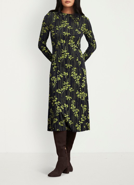 Hobbs Alison midi jurk met bloemenprint