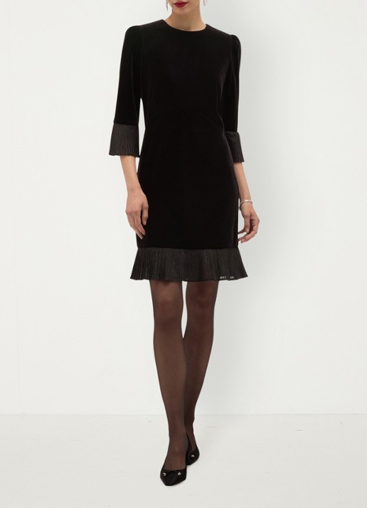 Hobbs Ashley mini jurk van fluweel