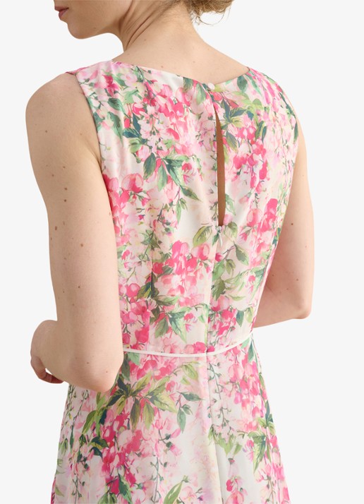 Hobbs Carly midi jurk met bloemenprint - detail 5 roze