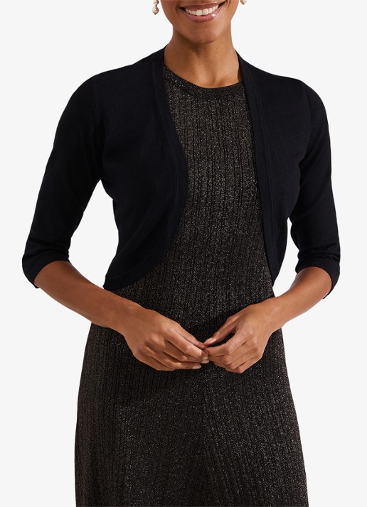 Hobbs Carrie bolero met stretch - detail 6 zwart