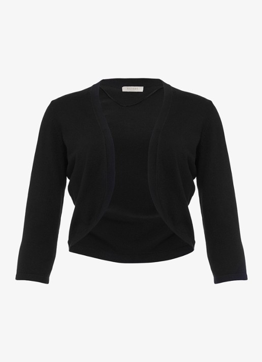 Hobbs Carrie bolero met stretch - voorkant 3 zwart