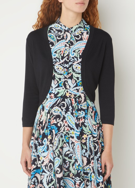 Hobbs Carrie bolero met stretch - detail 8 zwart