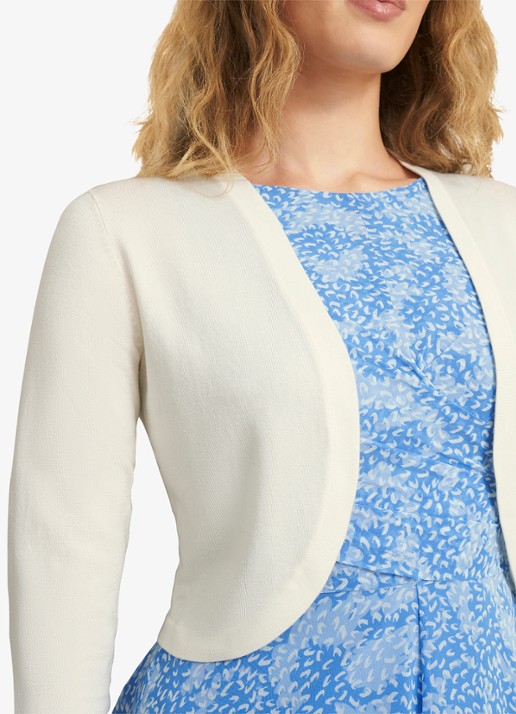 Hobbs Carrie bolero met stretch - detail 4 ivoor