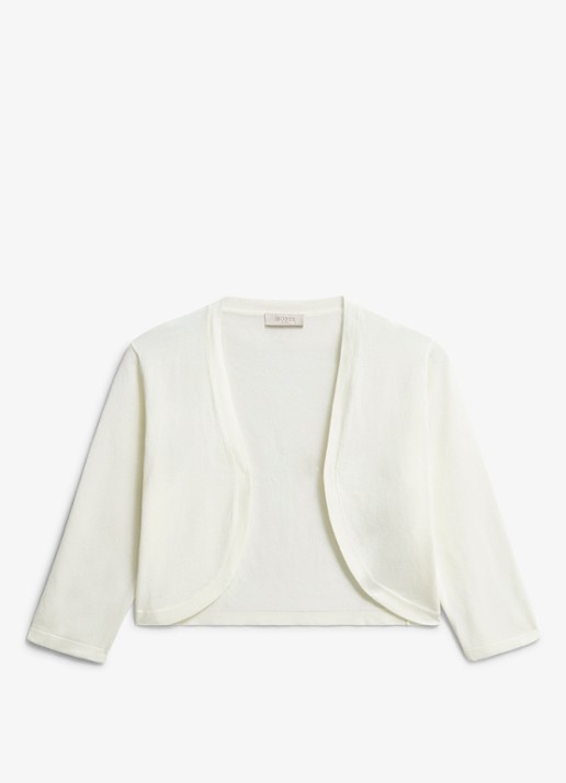 Hobbs Carrie bolero met stretch - voorkant 7 ivoor