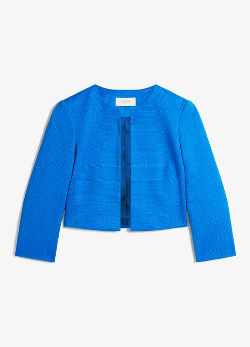 Hobbs Elize jack met structuur - voorkant 2 blauw