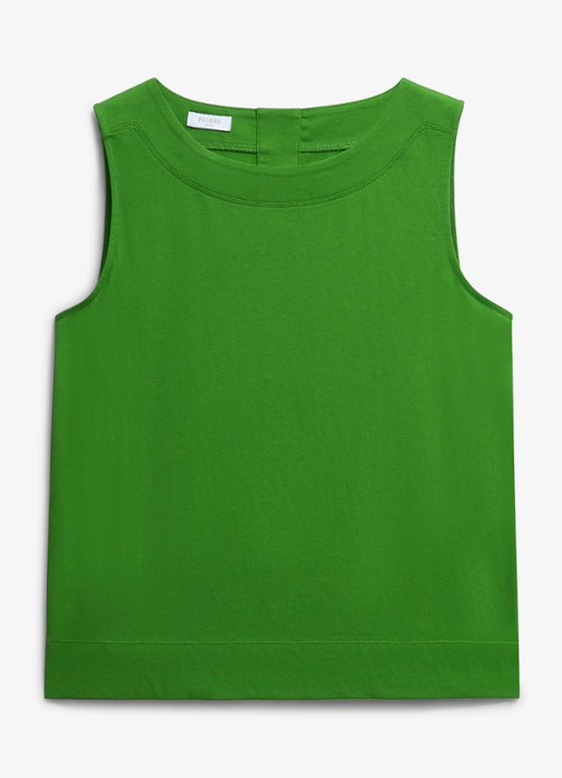 Hobbs Fern tanktop met knoopdetail - voorkant 4 groen