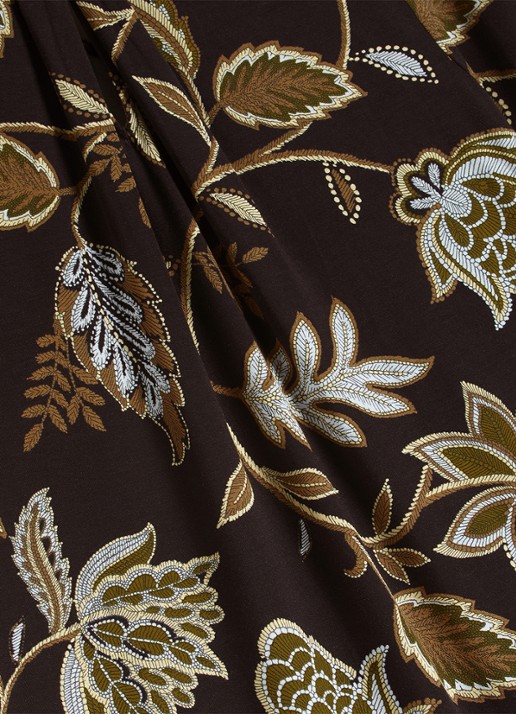 Hobbs Julia top met bloemenprint - detail 2 donkerblauw