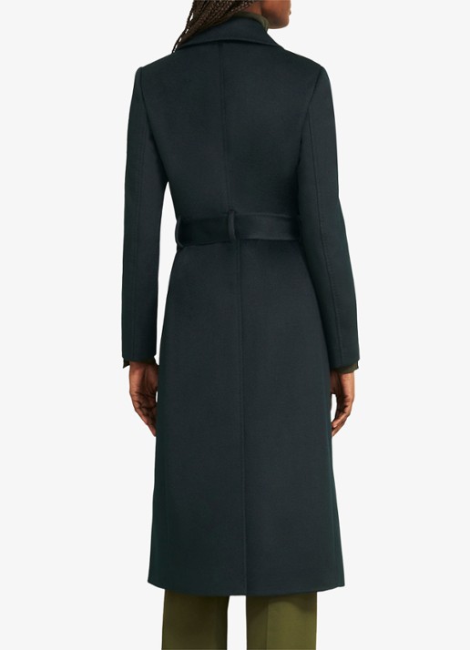 Hobbs Livia mantel met strikceintuur - achterkant 8 groen