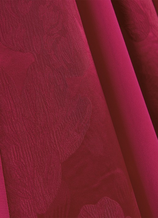 Hobbs Loren midi jurk met strikceintuur - detail 3 roze