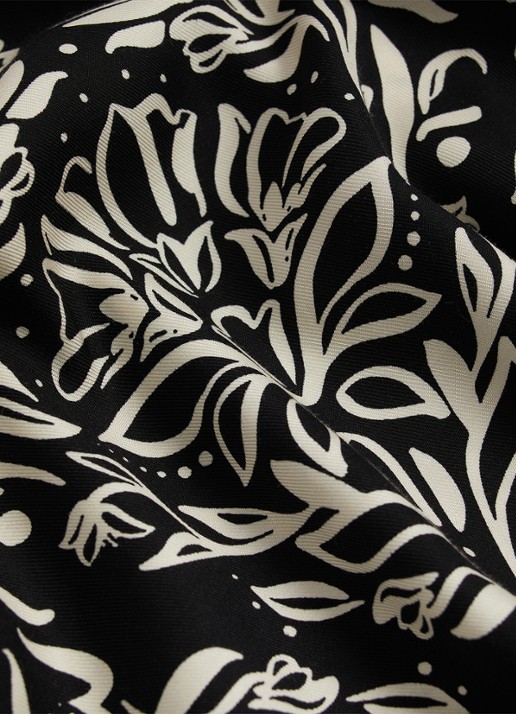 Hobbs Lucille mini tuniekjurk met print  - detail 5 zwart