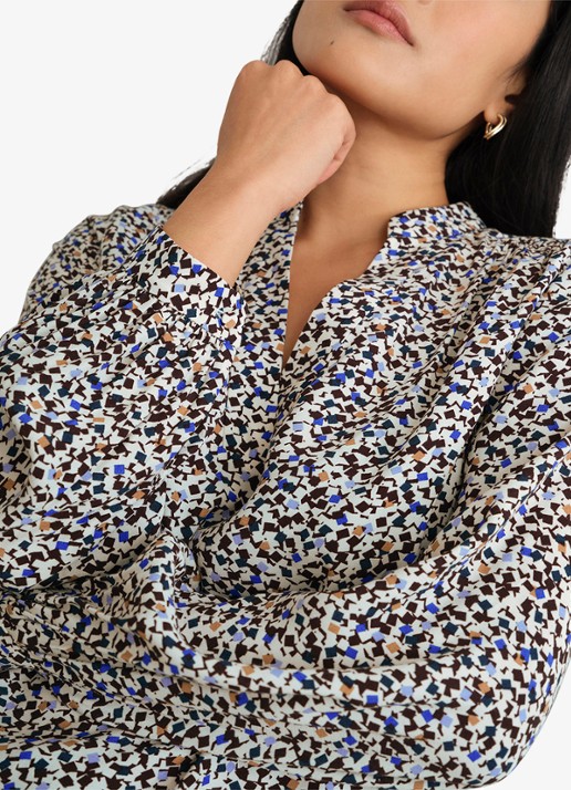 Hobbs Mila blouse met grafische print - detail 5 multicolor