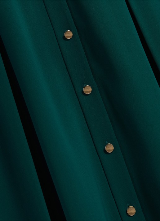 Hobbs Mylie midi blouse jurk met ceintuur - detail 7 groen