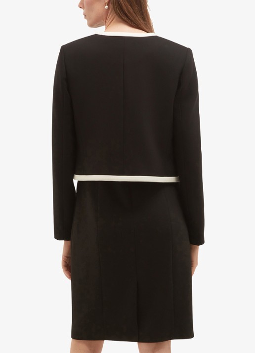 Hobbs Rosalind blazer met klepzakken - achterkant 5 zwart