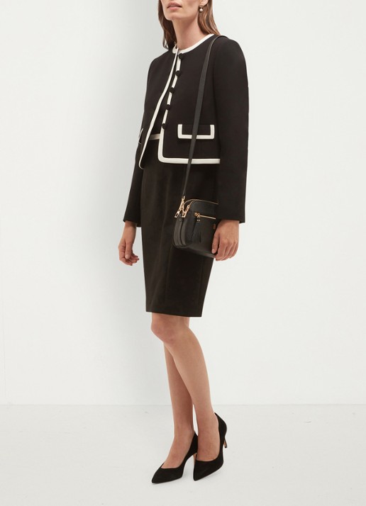 Hobbs Rosalind blazer met klepzakken - detail 4 zwart