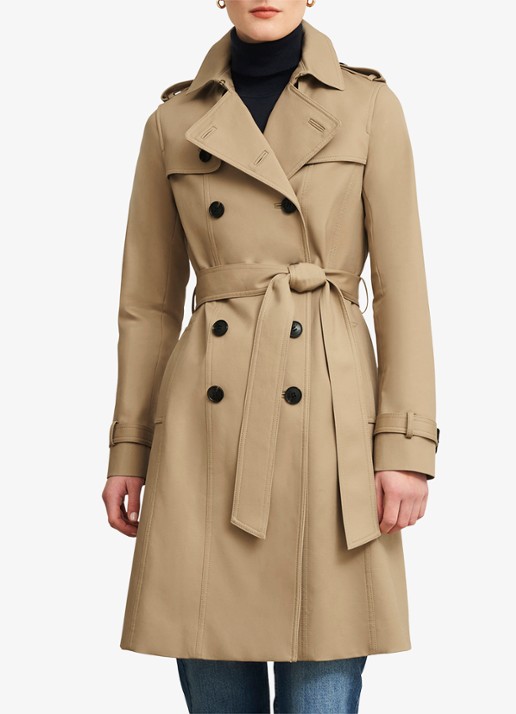 Hobbs Skylar trenchcoat met steekzakken