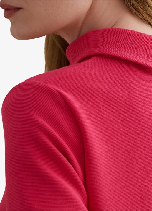 Hobbs Tali top in katoenblend met streepprint - detail 2 roze