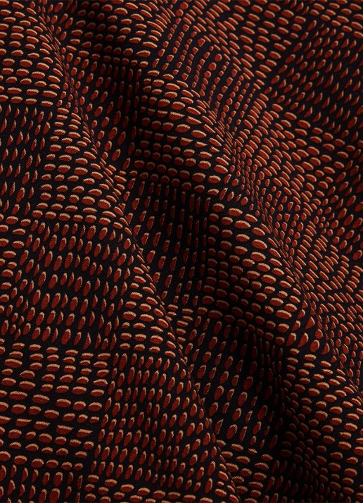 Hobbs Tarini top met print en sjaalkraag - detail 3 rood