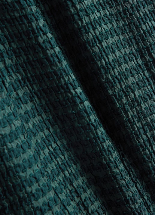Hobbs Viviene midi jurk met strikceintuur - detail 3 groen
