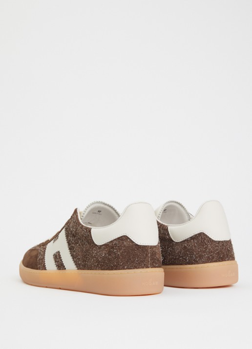 Hogan Cool sneaker van suède - achterkant 6 bruin