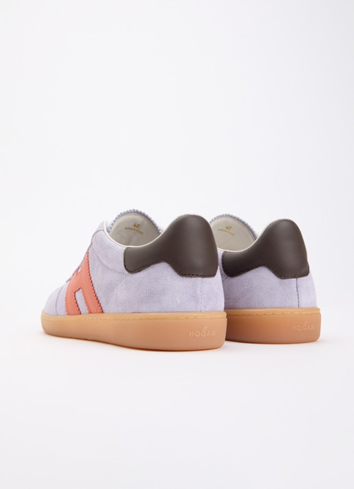 Hogan Cool sneaker van suède  - achterkant 7 lila