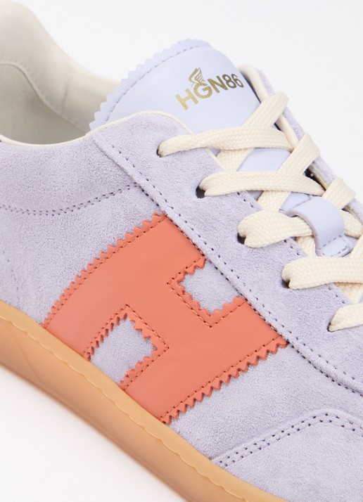 Hogan Cool sneaker van suède  - detail 4 lila