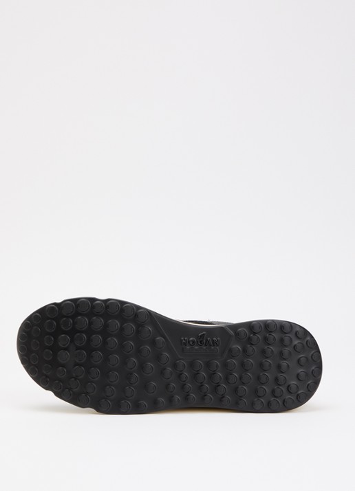 Hogan Hyperlight sneaker met suède details - detail 5 donkerblauw