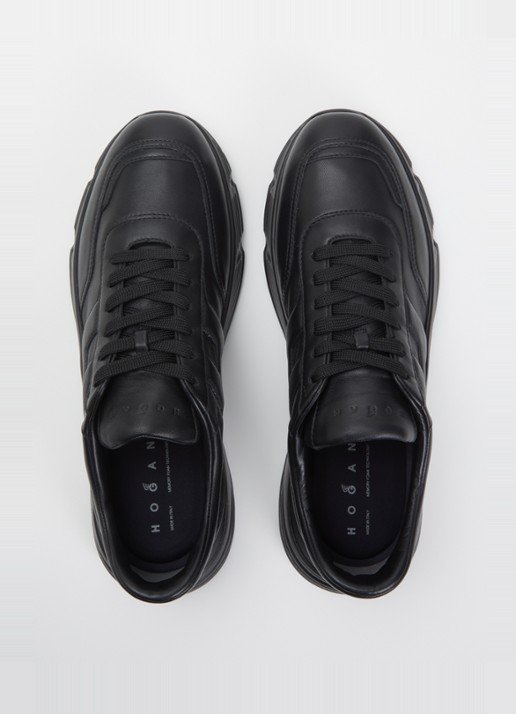 Hogan Hyperlight sneaker van leer - detail 3 zwart