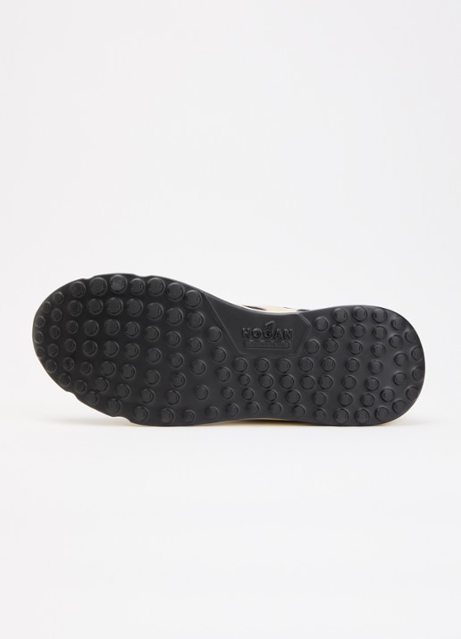 Hogan Hyperlight sneaker van suède met details van leer  - detail 3 zwart