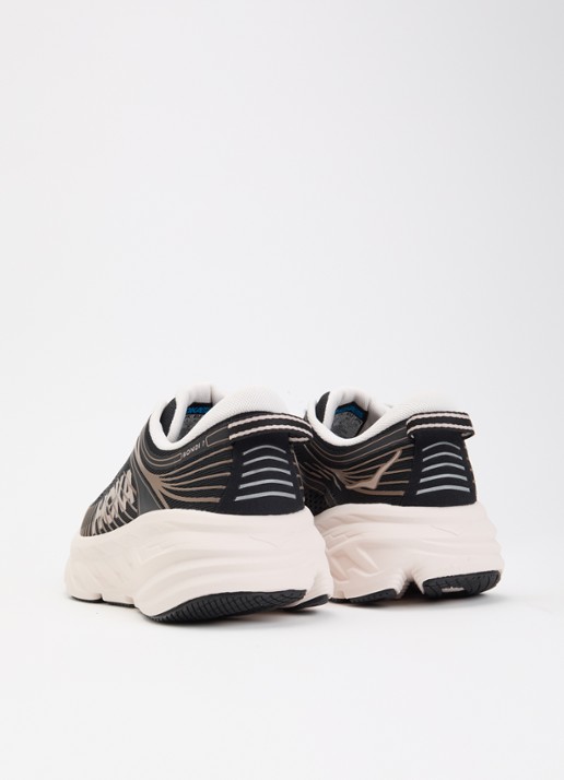 HOKA Bondi 7 sneaker met logo  - achterkant 4 zwart