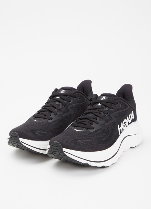 HOKA Clifon 10 hardloopschoen met reflecterende details - detail 2 zwart