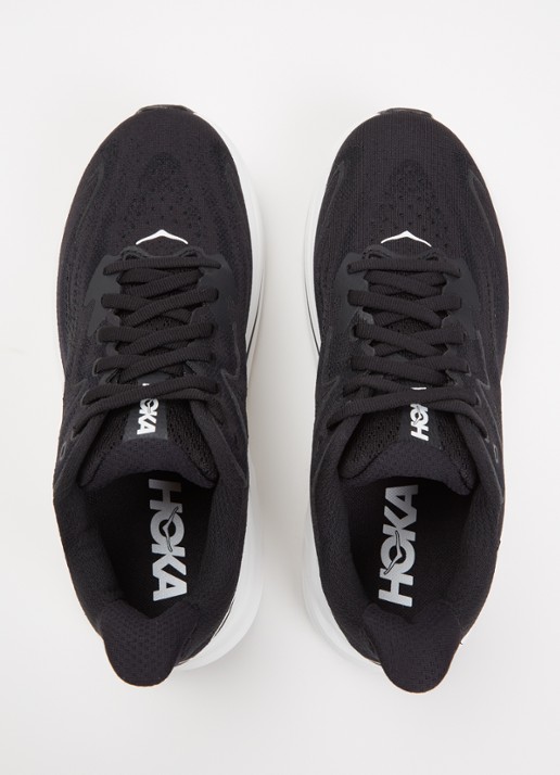 HOKA Clifon 10 hardloopschoen met reflecterende details - detail 3 zwart