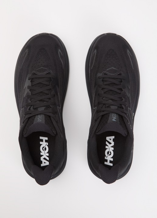 HOKA Clifton 10 sneaker met mesh details - detail 4 zwart