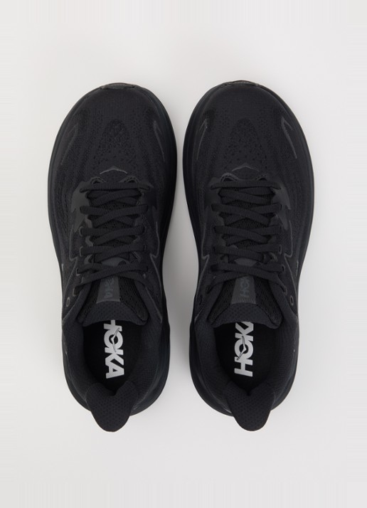 HOKA Clifton 10 sneaker met mesh details - detail 4 zwart