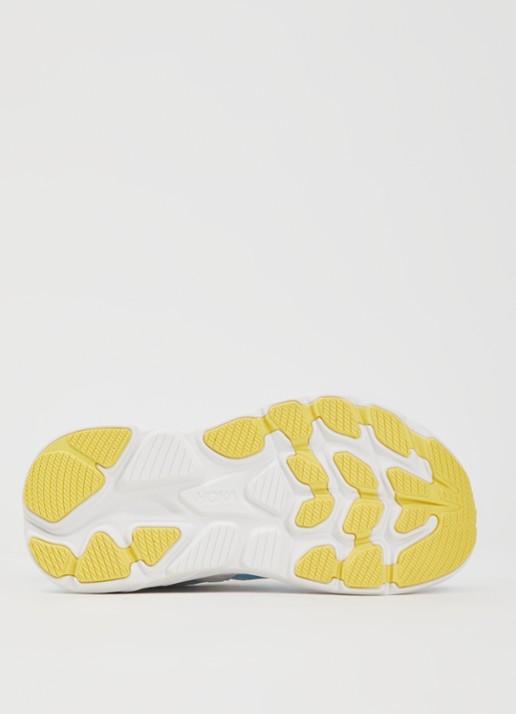 HOKA Clifton sneaker van mesh met logo - detail lichtblauw