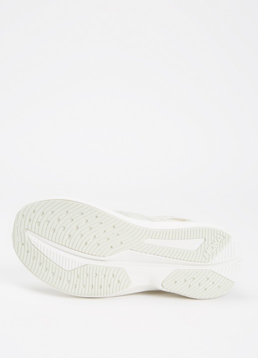 HOKA Mach 6 hardloopschoen met mesh details - detail 4 lindegroen