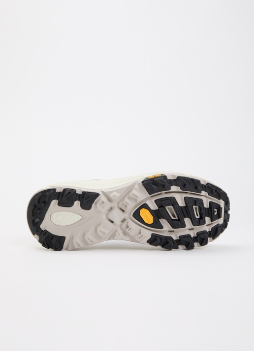 HOKA Mafate Speed 2 TS sneaker met mesh details en metallic finish - detail 4 creme