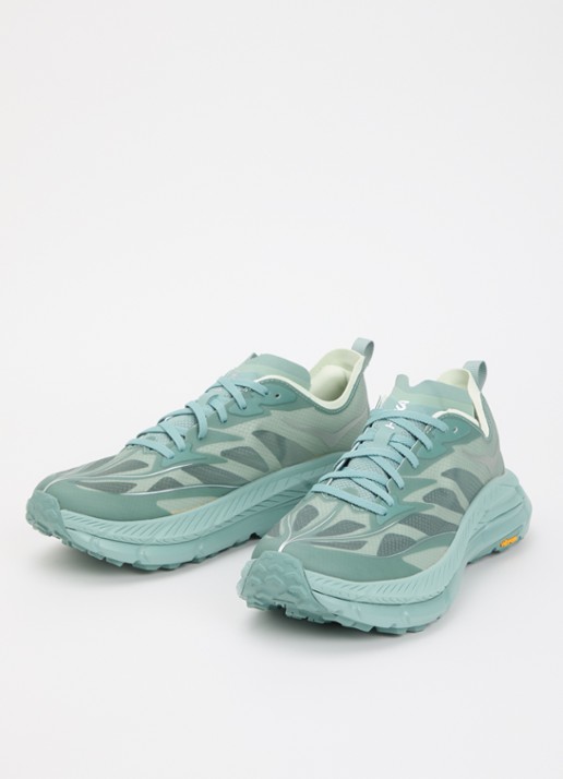 HOKA Mafate Speed 4 Lite sneaker met details van mesh - detail 3 lindegroen