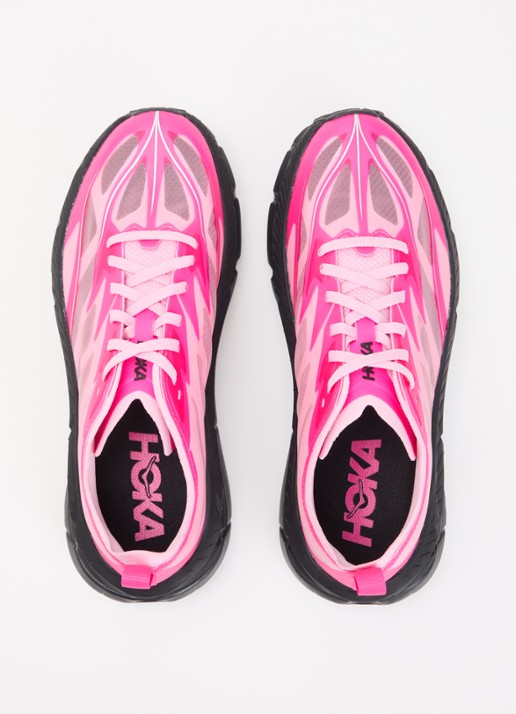 HOKA Mafate Speed 4 Lite sneaker met mesh details - detail 3 roze