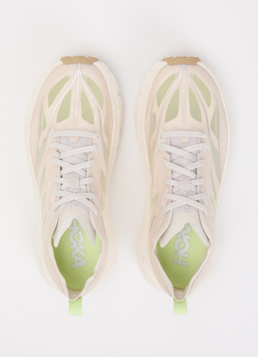 HOKA Mafate Speed 4 Lite sneaker van mesh - detail 3 creme