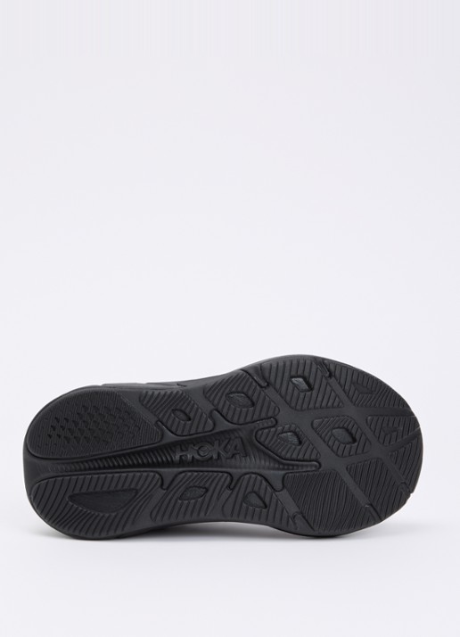 HOKA Rincon 4 hardloopschoen met gebreid bovenwerk en logo - detail 6 zwart