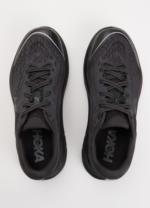 HOKA Rincon 4 sneaker met gebreid bovenwerk en logo - detail 2 zwart