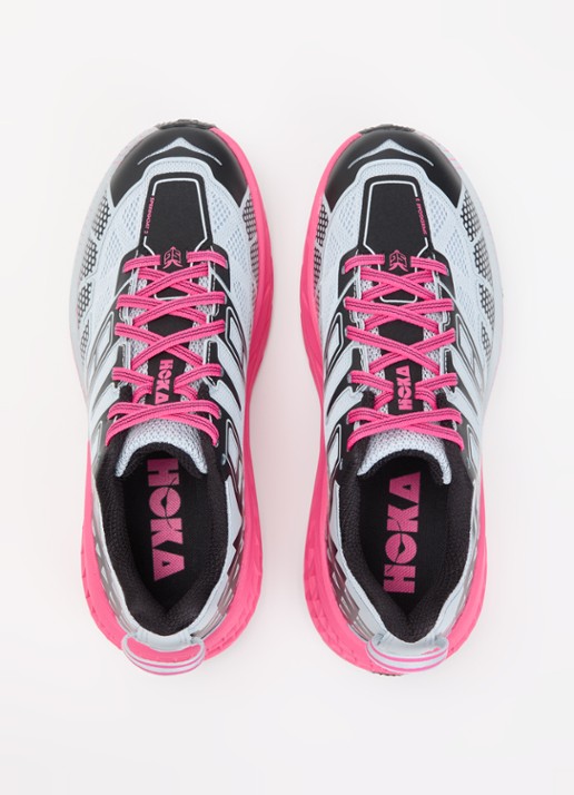 HOKA Speedgoat 2 sneaker met mesh details - detail 4 lichtblauw