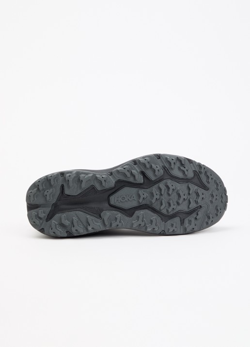 HOKA Speedgoat 6 sneaker met gebreid bovenwerk en logo - detail 2 zwart