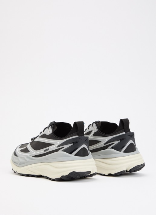 HOKA Stinson One7 sneaker met mesh details - achterkant 4 grijs