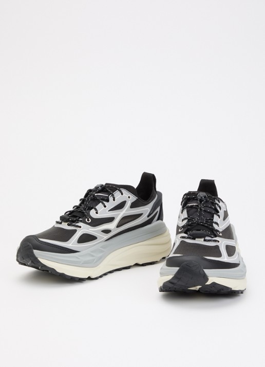 HOKA Stinson One7 sneaker met mesh details - detail grijs