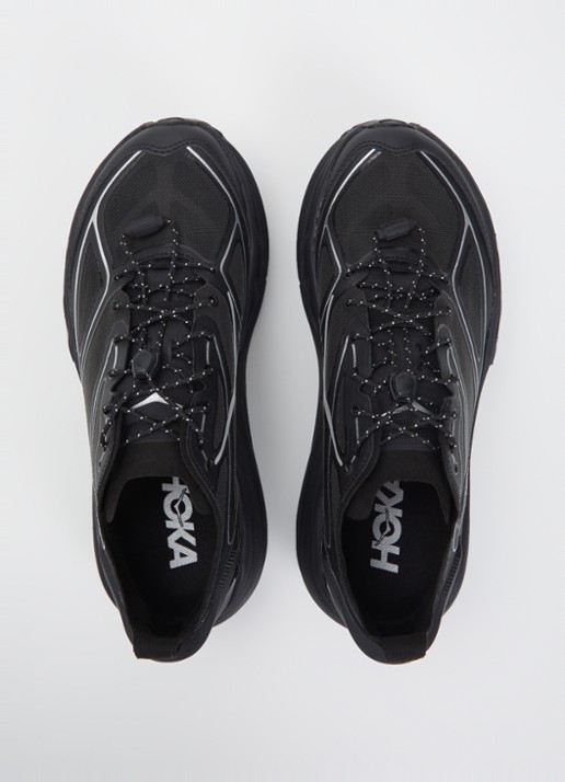 HOKA Stinson One7 sneaker van mesh - detail 3 zwart
