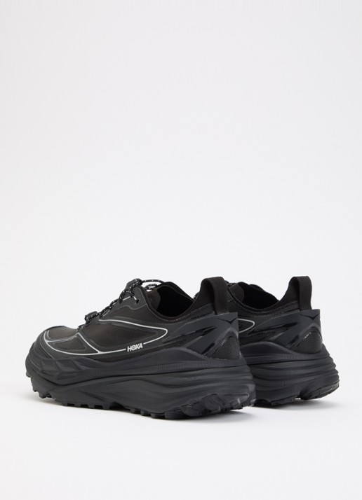 HOKA Stinson One7 sneaker van mesh - achterkant 5 zwart