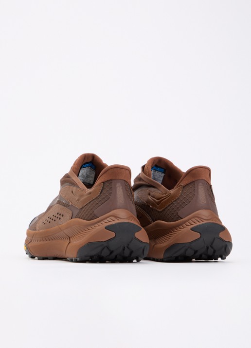 HOKA U Project Transport sneaker met mesh detail - achterkant 4 bruin