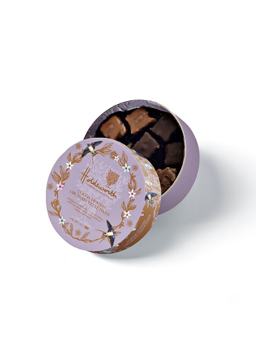 Holdsworth Crunchy Velvetines chocolade bonbons in geschenkverpakking 150 gram